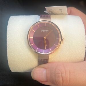 Bering Solar Purple Watch